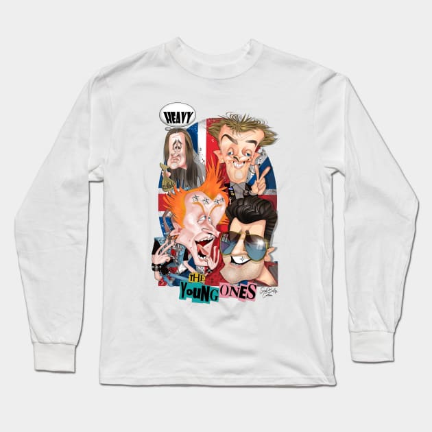 The Young Ones Long Sleeve T-Shirt by Sarah Bailey TV Cartoons